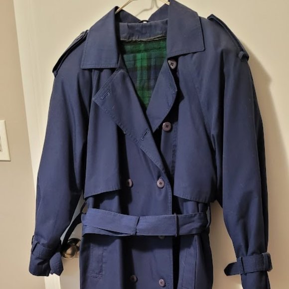 STUNNING VINTAGE London Towne Trenchcoat with matching scarf & removable lining - Picture 1 of 5